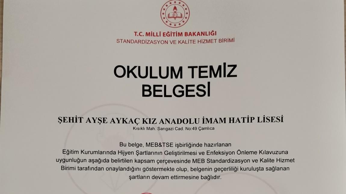 OKULUM TEMİZ BELGESİ 